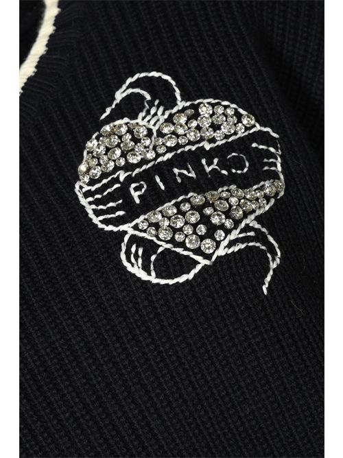 Maglione Alicudi con ricamo gioiello PINKO | 105397 A2PKEZ1
